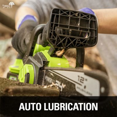 מסור שרשרת 24V "12 | סוללה 4Ah + מטען