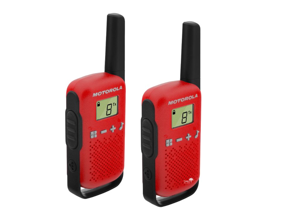 זוג מכשירי קשר | TALKABOUT T42 | עד 4 ק"מ | אדום