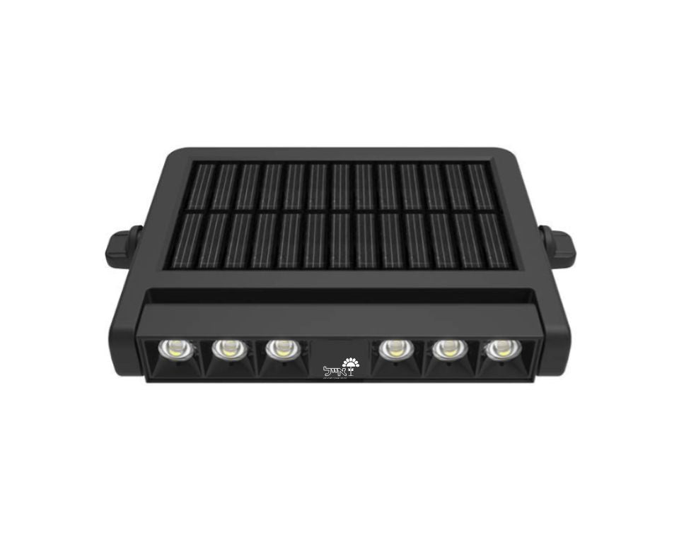 תאורת קיר סולארית CCT לגינה | 12W | גוון אור משתנה