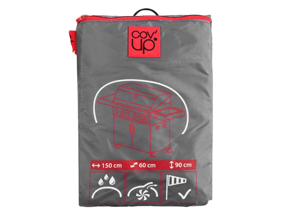 כיסוי לגריל גז | 4/3 מבערים | מידות משתנות | שחור