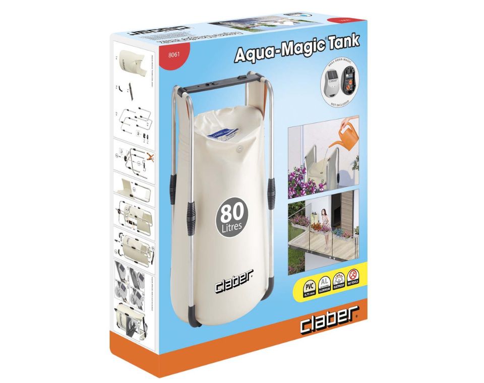 מיכל מים מתקפל | 80 ליטר | מיכל אקווה-מג'יק | 8061