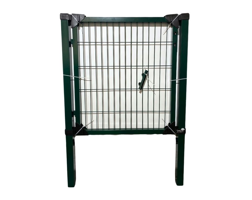 שער בלגי לגינה להרכבה עצמית | דגם 120-120 | 100X100 | ירוק