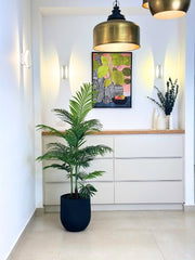 עץ מלאכותי דקל | כד אגס קטן | גובה 1.60 מטר