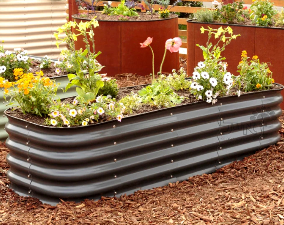 אדנית מודולרית גובה 40 ס"מ | צבע ירוק | 6 ב -1 צורות לבחירה | BIRDIES