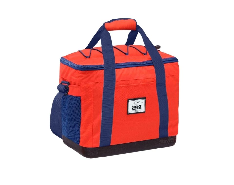 צידנית 26 ליטר | אדום | תחתית קשיחה