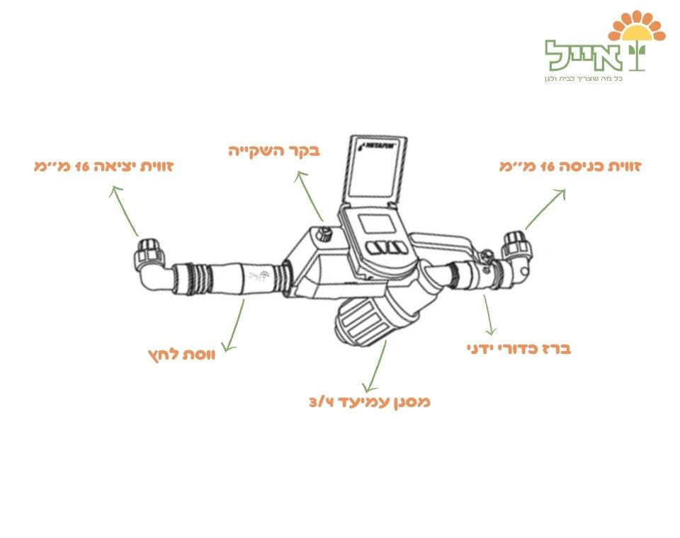 ערכה לניהול השקיה אוטומטית | Garden Pro