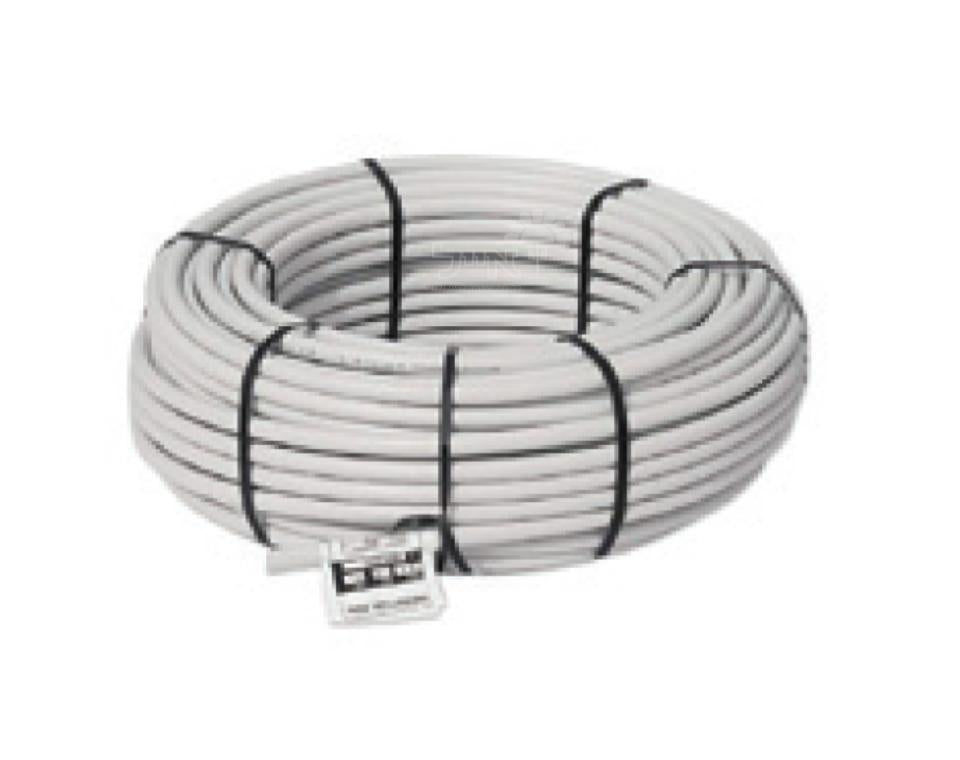 צינור עיוור | 20 מ"מ | 25 מטר | לבן