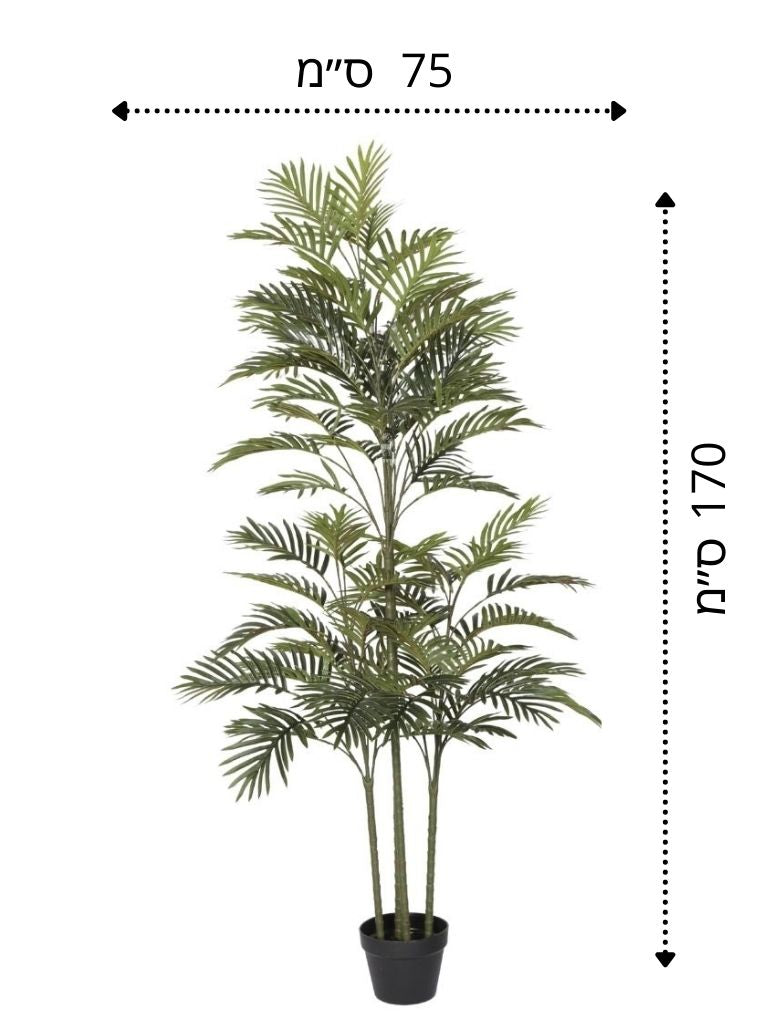 עציץ דקל מיני מלאכותי | גובה 170 ס״מ
