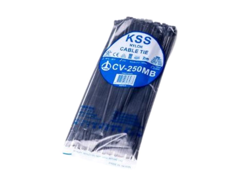 מארז אזיקונים שחורים | 120/2.5 m"m