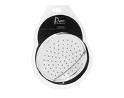 ראש מקלחת עגול רחב נירוסטה | מצב אחד | קוטר 18 ס"מ