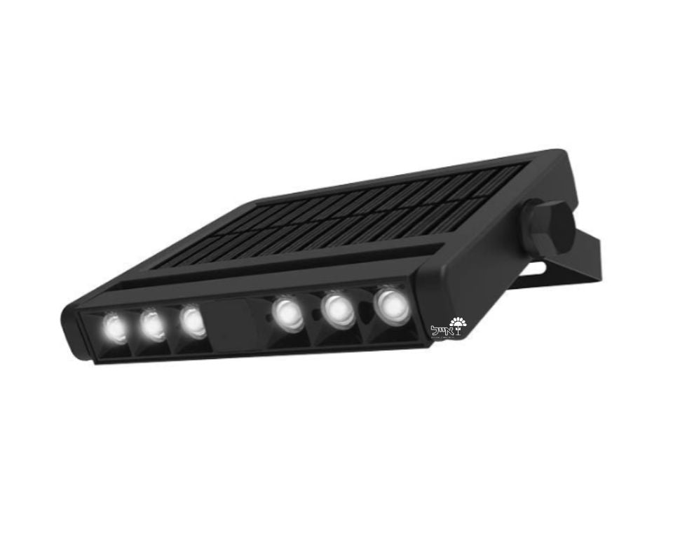 צמוד קיר סולארי אפ ודאון | 6X1.5W | גוון אור משתנה