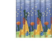 וילון אמבטיה קרקעית ים | מידות 120X180