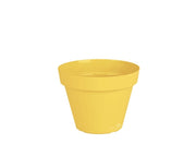 עציץ אביב | צהוב בננה | קוטר 14 ס"מ