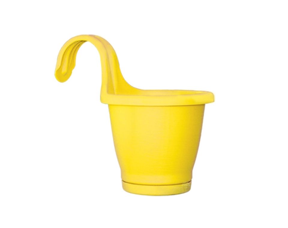 אדנית מעקה | צהוב | 19 ס״מ