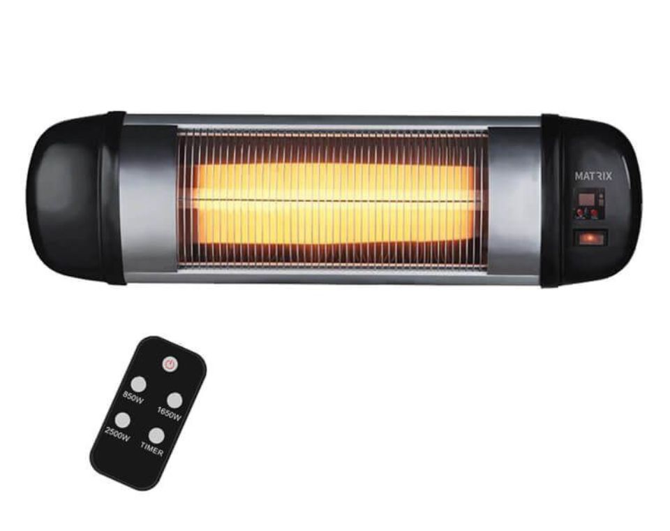 תנור חימום קיר + סטנד + שלט | 3 מצבים | 2500W | New Sun