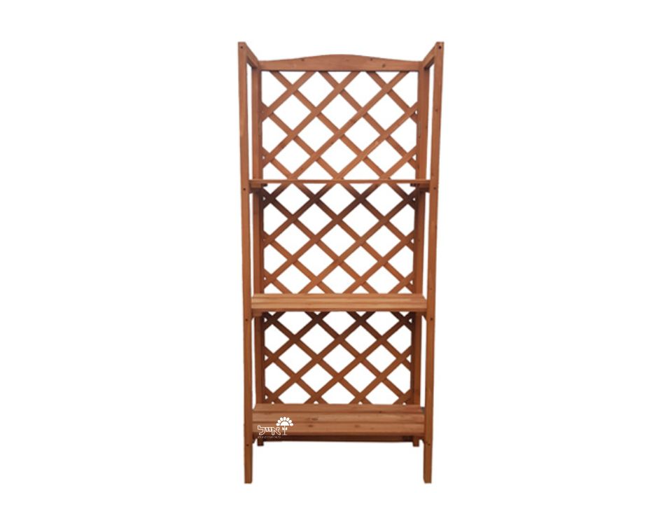 מעמד עץ לעציצים | 3 קומות | דגם 131 | 138X60