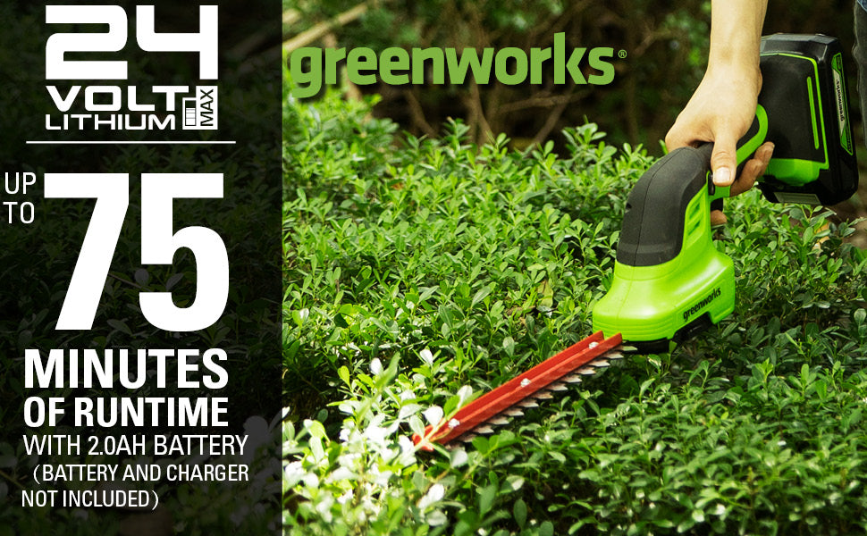 מגזמת עיצוב שיחים + קוצץ שוליים | 24V