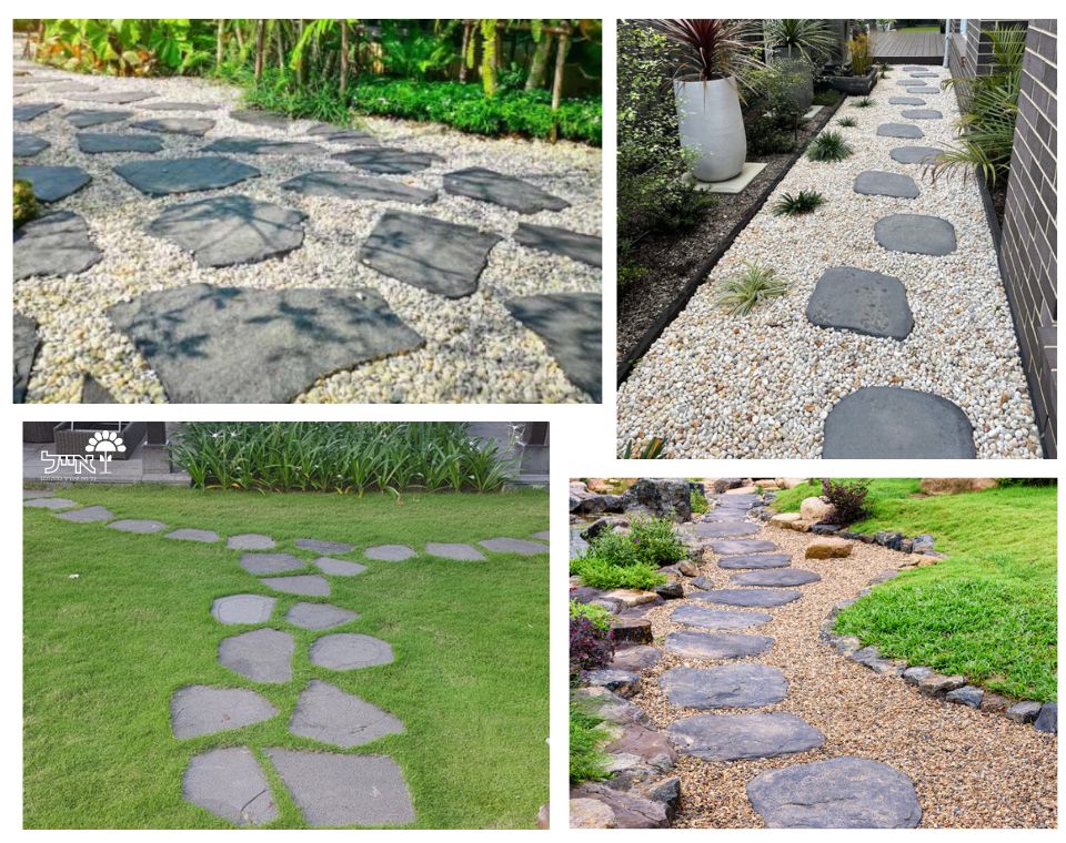 אבן מדרך טבעית 60*50 | בזלת