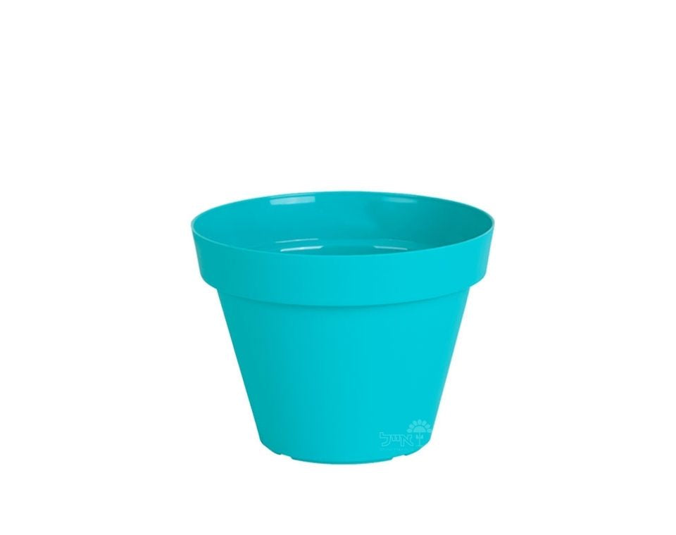 עציץ אביב | טורקיז | קוטר 14 ס"מ