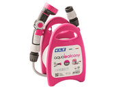 גלגלת השקיה | ורוד | צינור 10 מטר | כולל אקדח וחיבורים