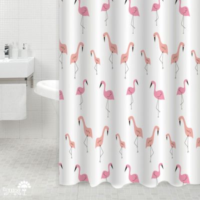 וילון אמבטיה פלמינגו | מידות 120X180