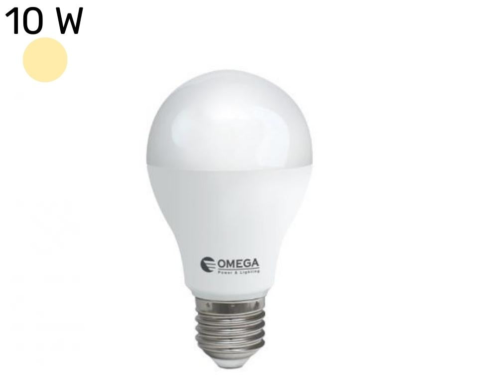 נורת לד | 10W | בסיס E27 | אור חם