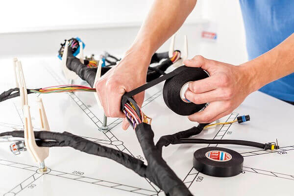 סרט פליז | לליפוף רתמות וצמות חשמל ברכב