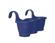 אדנית מעקה שלישיה | כחול | אורך 53 ס״מ