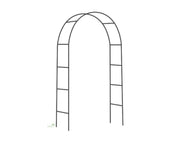 קשת ברזל לטיפוס צמחים | 240X140 | דגם ורד | שחור