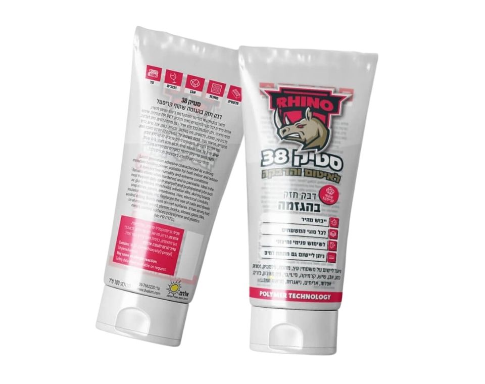 סטיק 38 | דבק חזק במיוחד | שפורפרת 100 מ״ל