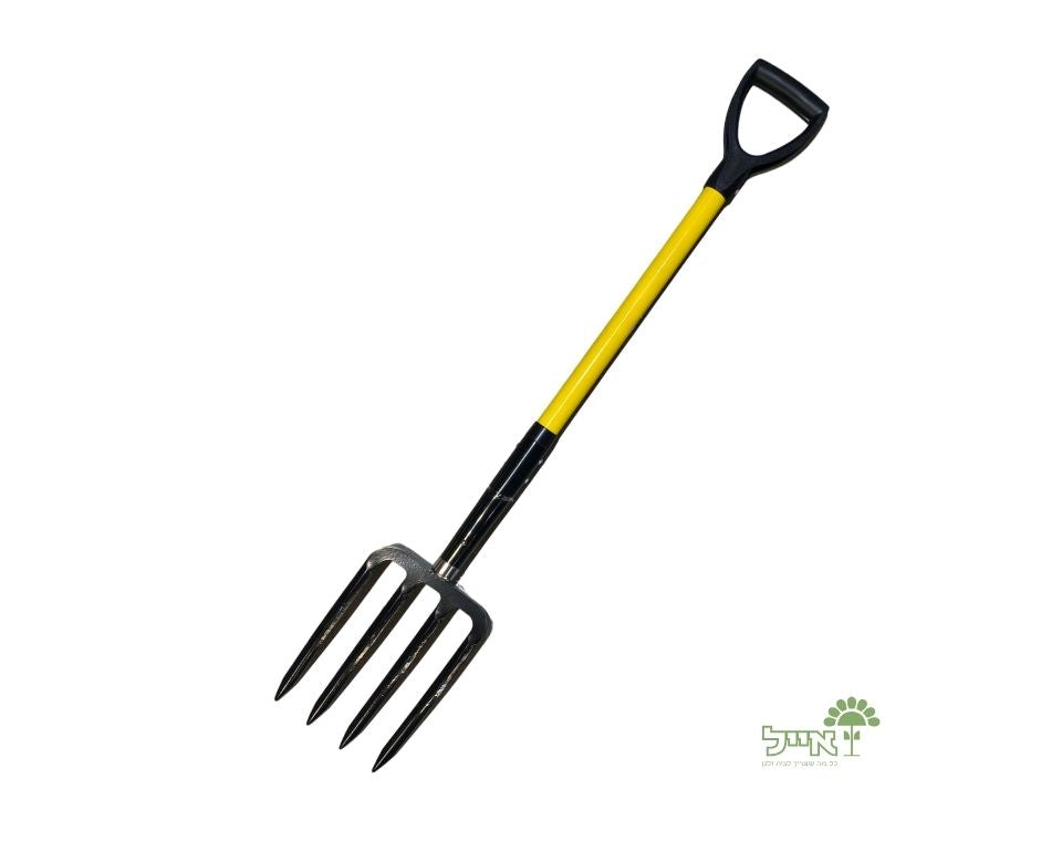 קלשון חפירה מקצועי | ידית פיבר | 8319