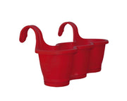 אדנית מעקה שלישיה | אדום | אורך 53 ס״מ