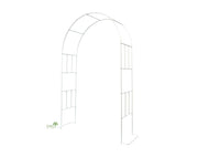 קשת מברזל לטיפוס צמחים | 240x146x38 | לבן | דגם אורנית