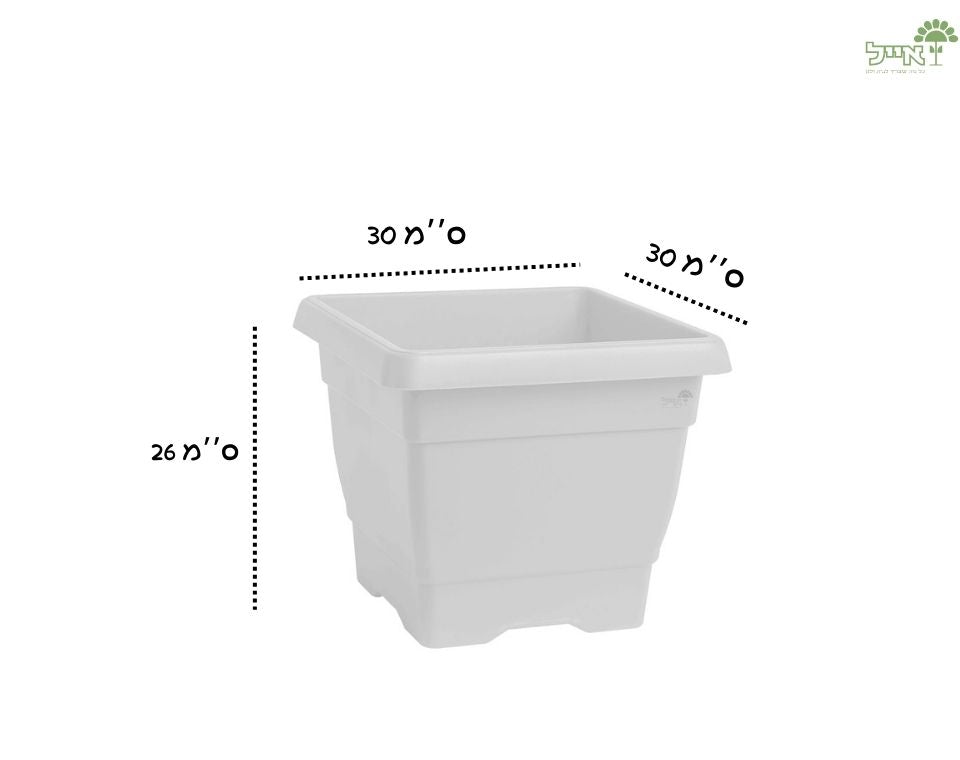 מרובע גלבוע | לבן | 30X30