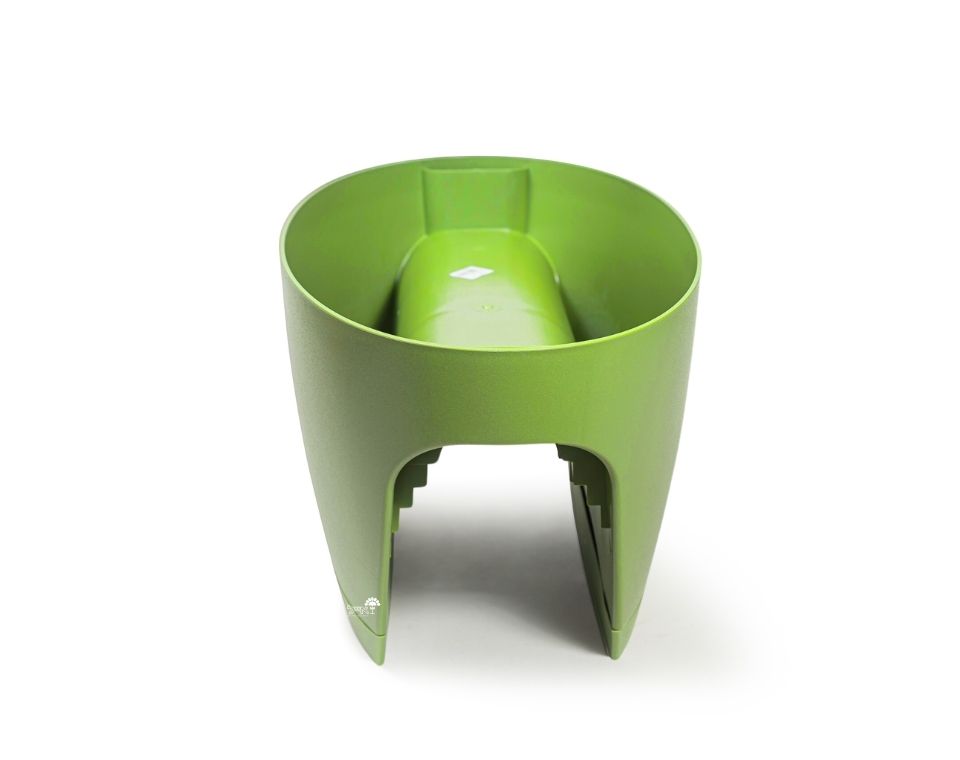 אדנית מעקה | דגם גרינבו | ירוק בהיר | 60 ס״מ