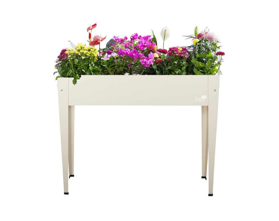 אדנית מתכת לגידול צמחים | דגם 1902 | 98X82 | שמנת