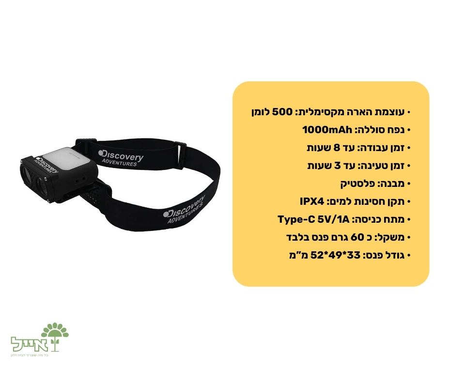 פנס ראש עם חיישן תלת מצבי | DS FL-160