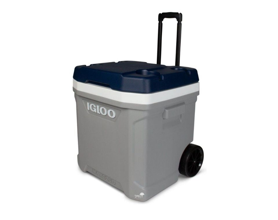 צידנית קשיחה עם גלגלים | 58 ליטר | אפור