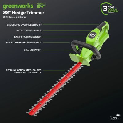 גוזם גדר חיה 56 ס"מ | 24V | גוף בלבד