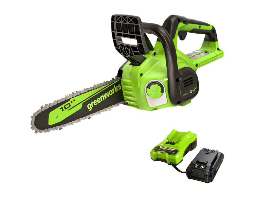 מסור שרשרת 10 ס"מ  24V | סוללה 4.0Ah | מטען מהיר