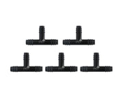 מחבר טי | לצינור בקוטר 16 מ"מ | 50 יחידות | שחור