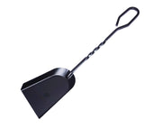 כף מתכת לאיסוף גחלים ופינוי אפר | באורך 45.5 ס"מ | שחור