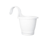 אדנית מעקה | לבן | 19 ס״מ