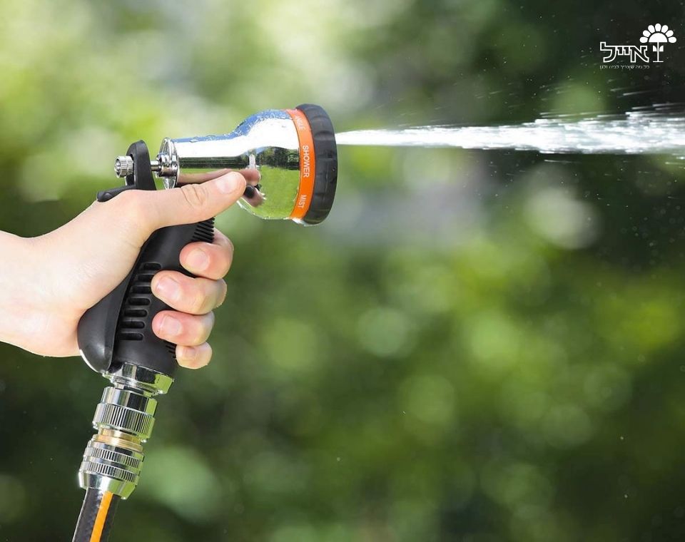 אקדח השקיה ממתכת | 8 מצבים מקצועי | 9622