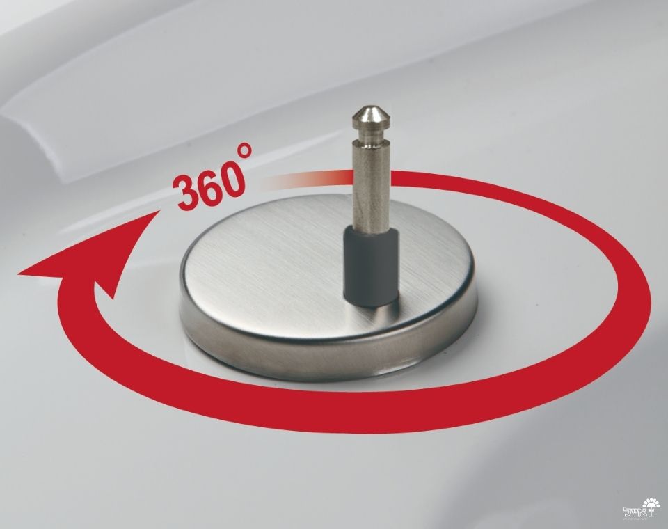 מושב אסלה הידרואלי משפחתי "סביון" | מידות 371X447 מ"מ | לבן