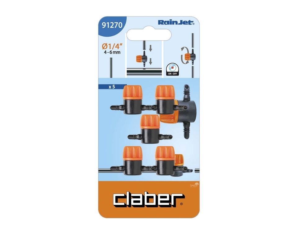 מחבר לצינור 4-6 מ''מ | ברזון - פתיחה סגירה